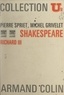 Pierre Spriet et Michel Grivelet - Shakespeare, "Richard III".