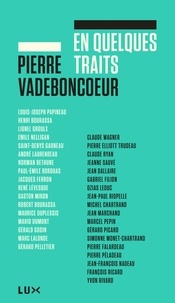 Pierre Vadeboncoeur et Jonathan Livernois - En quelques traits.