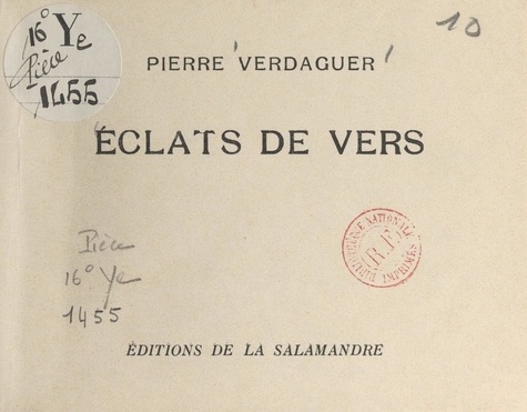 Éclats de vers