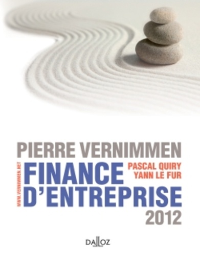 Pierre Vernimmen - Finance d'entreprise 2012.