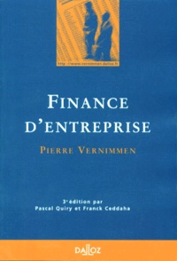 Pierre Vernimmen - Finance d'entreprise.