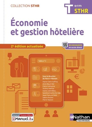 Economie et Gestion Hôtelière Tle STHR 2e édition actualisée