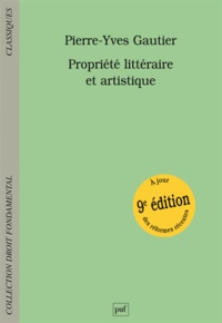 Pierre-Yves Gautier - Propriété littéraire et artistique.