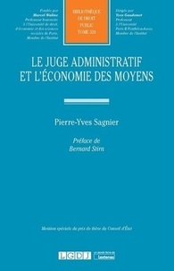 Pierre-Yves Sagnier - Le juge administratif et l'économie des moyens.