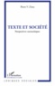 Pierre Zima - Texte et société - Perspectives sociocritiques.