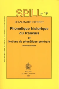 Phonétique historique du français et notions de phonétique générale