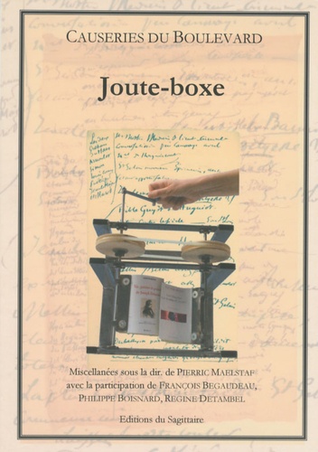 Pierric Maelstaf - Les Causeries du Boulevard - Joute-boxe.