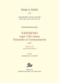 Pietro Pomponazzi et Massimiliano Chianese - Expositio super I De anima Aristotelis et commentatoris, 1503 - Riportata da Antonio Surian.