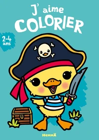J'aime colorier (Canard pirate)