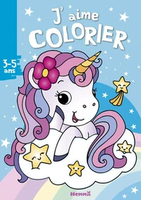 J'aime colorier Licorne