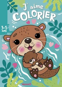 J'aime colorier loutre