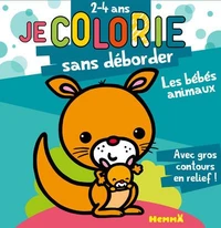 Je colorie sans déborder les bébés animaux