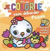 Je colorie sans déborder Pâques