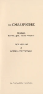 (Se) correspondre