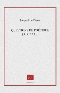 Questions de poétique japonaise