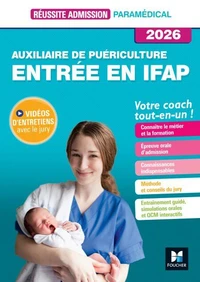 Réussite admission Entrée en IFAP - Auxiliaire de puériculture 2026