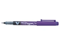 Feutre d'écriture V-Sign Pen - Pointe moyenne - Violet