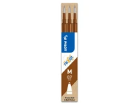 Lot de 3 recharges Frixion Ball - Pointe moyenne - Chocolat