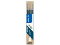 Lot de 3 recharges Frixion Point - Pointe synergy fine - Bleu nuit