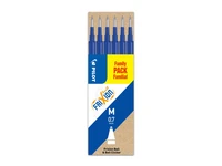 Lot de 6 recharges FriXion Ball - Pointe moyenne - Bleu