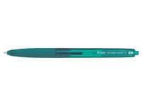 Super grip g stylo bille f bleu canard - pointe fine retractable