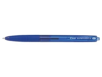 Super grip g stylo bille f bleu - pointe fine retractable