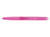 Super grip g stylo bille f rose - pointe fine retractable