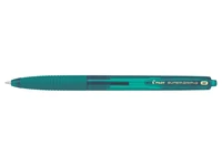 Super grip g stylo bille m bleu canard - pointe moyenne retractable
