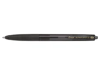 Super grip g stylo bille m noir - pointe moyenne retractable
