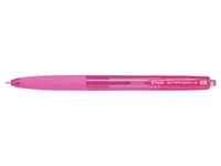 Super grip g stylo bille m rose - pointe moyenne retractable