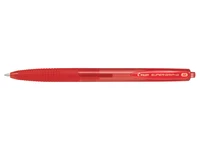 Super grip g stylo bille m rouge - pointe moyenne retractable