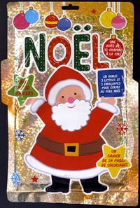 Livres avec téléchargements audio gratuits Noël  - Avec 100 stickers, 1 boîte de 12 crayons à la cire, 3 lettres, 3 enveloppes par Pimchou  in French