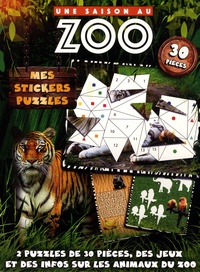 Amazon livres audio mp3 télécharger Une saison au zoo  - Mes stickers puzzles avec 2 puzzles de 30 pièces, des jeux et des infos sur les animaux du zoo (Litterature Francaise)