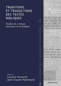 Traditions et traductions des textes bibliques