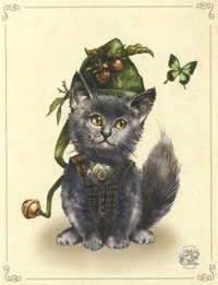 Cahier chats enchantés