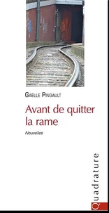 Avant de quitter la rame