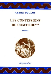Les Confessions Du Comte De... Edition 1992
