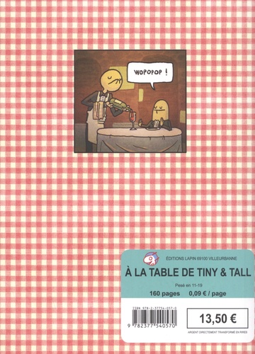 A la table de Tiny & Tall. Recueil de strips Tome 2