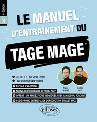 Le manuel d’entraînement du TAGE MAGE