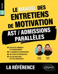 Le manuel des entretiens de motivation AST admissions parallèles