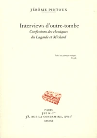 Interviews d'outre-tombe
