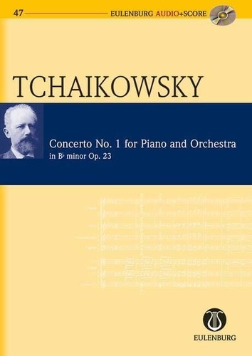 Piotr i. Tchaikovski - Concerto No. 1 Si bémol mineur - op. 23. CW 53. piano and orchestra. Partition d'étude..
