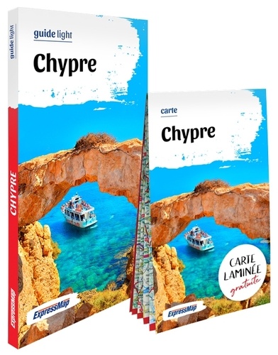 Chypre. Avec 1 carte laminée 1/210 000