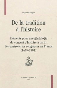 De la tradition à l'histoire