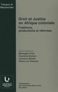 Droit et justice en Afrique coloniale