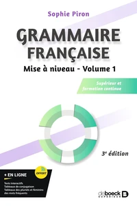 Grammaire, Mise à niveau. Tome 1
