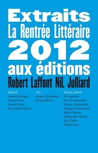 Pit Agarmen et Niccolo Ammaniti - Extraits de la rentrée littéraire 2012 - Editions Robert Laffont, NiL et Julliard.
