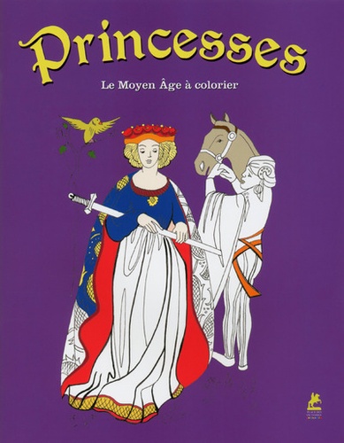  Place des Victoires - Princesses - Le Moyen Age à colorier.