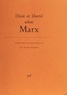  Planty-Bonjour - Droit et liberté selon Marx.