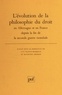  Planty-Bonjour - L'évolution de la philosophie du droit en Allemagne et en France depuis la fin de la Seconde guerre mondiale.